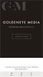Mobile Screenshot of goldeneyemedia.com.au